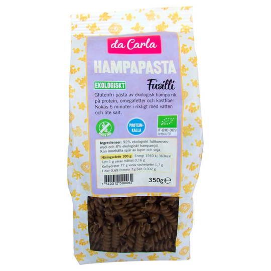 Da Carla Hampa Pasta Fusilli 350 g