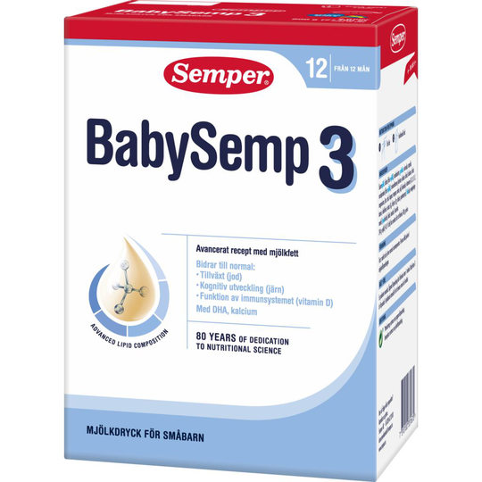 Semper BabySemp 3 Mjölkdryck 800 g
