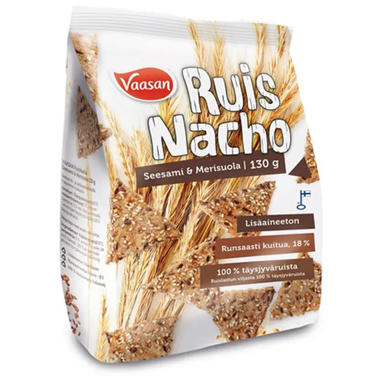 Vaasan 2 x Rågchips Sesam & Linfrön
