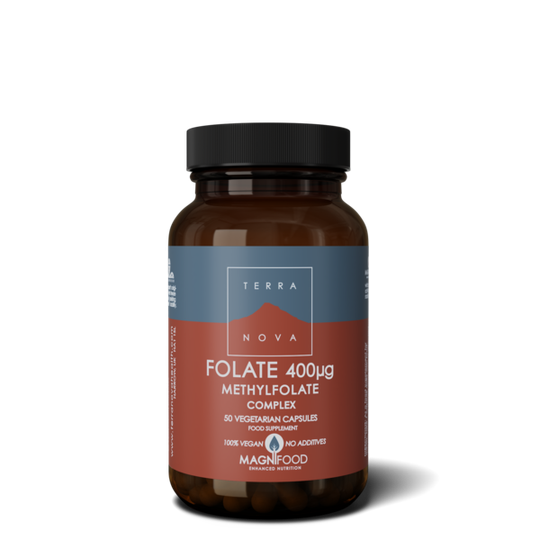 Terranova Folate Methylfolate 400 mg Complex 50 kapslar