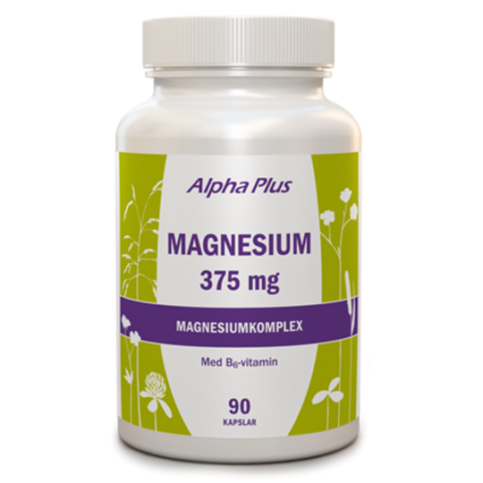 Alpha Plus Magnesium 375 mg 90 kapslar