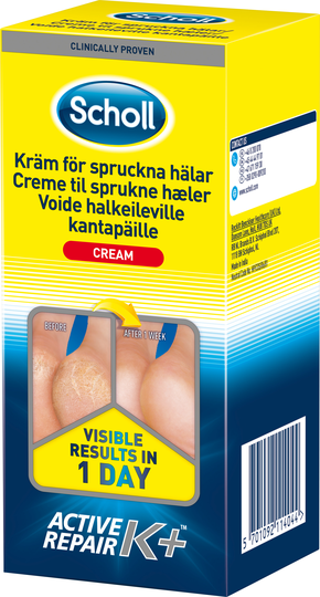 Scholl Active Repair K+ Hälkräm 120ml