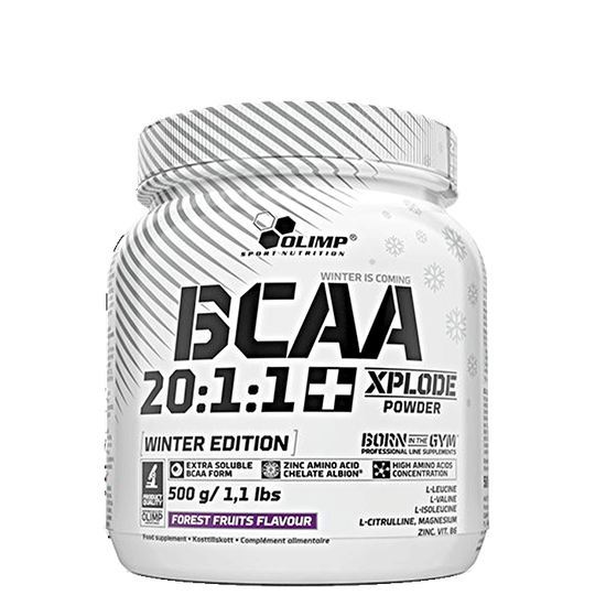 BCAA Xplode 20:1:1, 500 g, Forrest Fruits Winter Edition