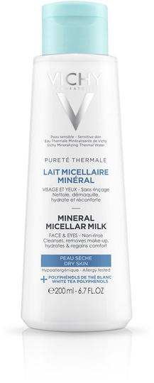 Vichy Pureté Thermale Mineral Micellar Milk Dry Skin 200 ml