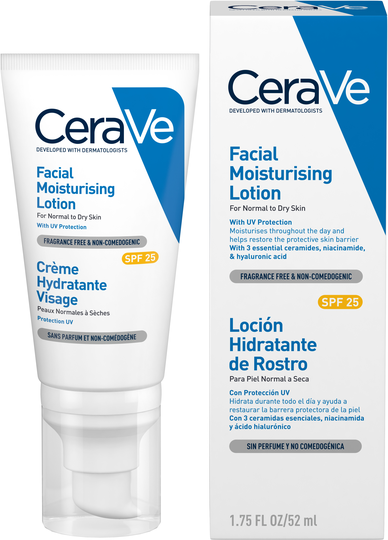 CeraVe Facial Moisturising Lotion Oparf SPF25 52ml