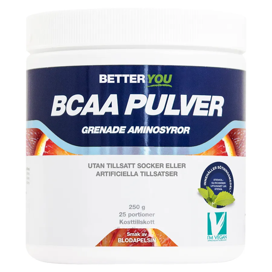 Better You Naturligt BCAA Pulver Blodapelsin, 250g