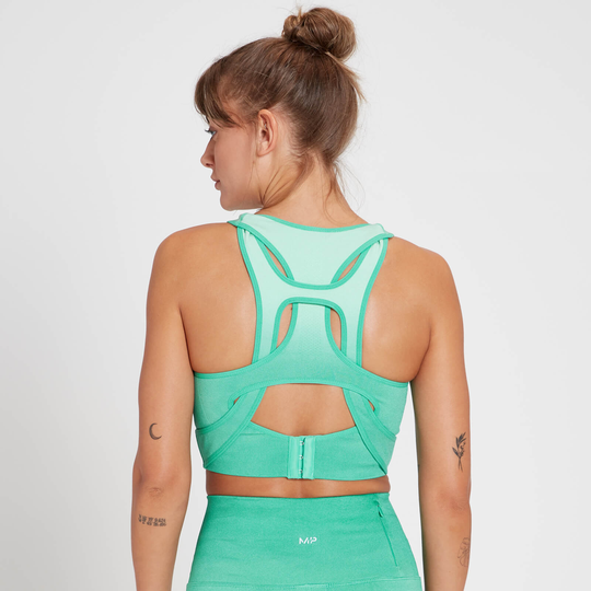 MP Women's Velocity Ultra Seamless Sports Bra - Isgrön - M