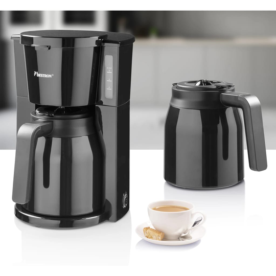 Bestron Kaffebryggare med 2 termosar ACM900TD 900 W svart