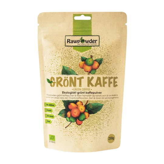 Rawpowder Grönt Kaffe, 250g pulver ekologisk