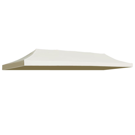 vidaXL Tak till partytält 3x6 m gräddvit