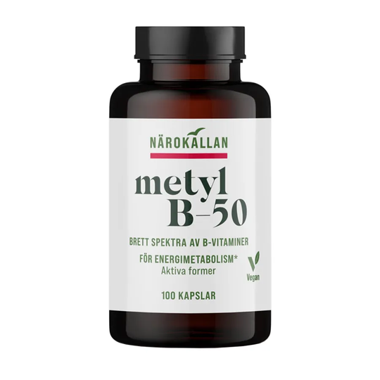 Närokällan Metyl B-50, 100 kapslar