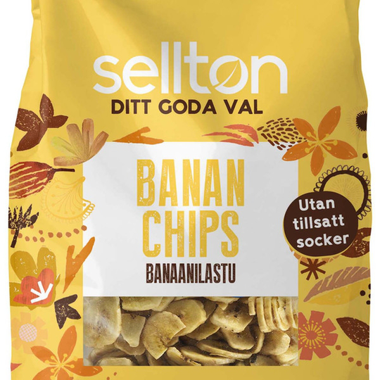 Sellton Bananchips 180 g