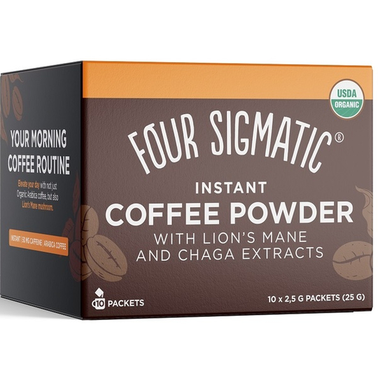 Four Sigmatic Kaffe Instant Lion's Mane & Chaga 10 påsar