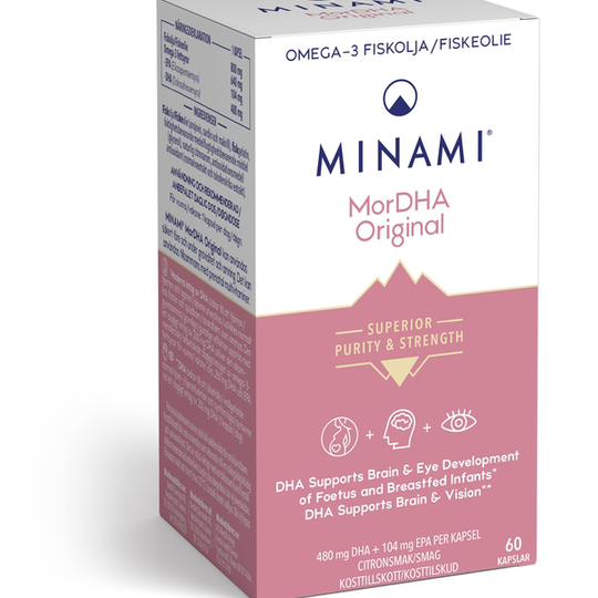 Minami MorDHA Original Omega-3 80% 60 kapslar