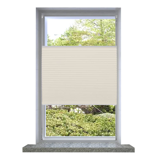 vidaXL 240617 Plisse Blind 40x100cm Creme