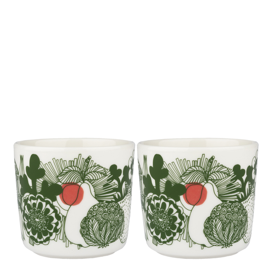 Marimekko - Siirtolapuutarha Mugg utan öra 20 cl 2-pack