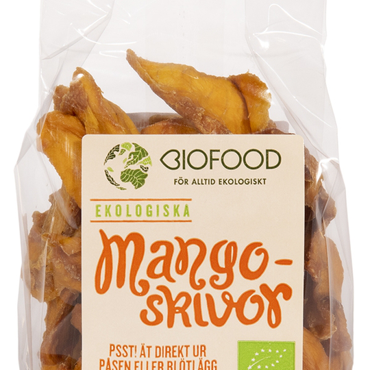 Biofood Mangoskivor Torkade 100 g