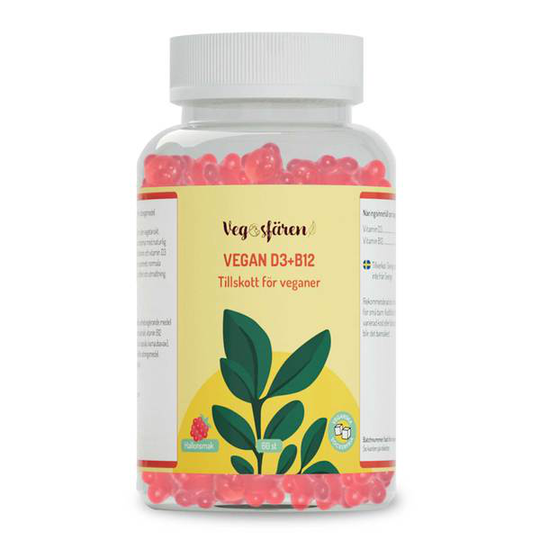 Vegosfären Vegan D3+B12 60 gummies