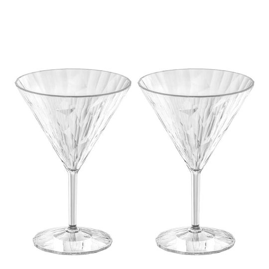 Koziol - Club Martiniglas 25 cl 2-pack Klar