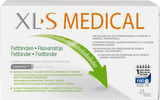 XL-S Medical Fettbindare Tablett 180st