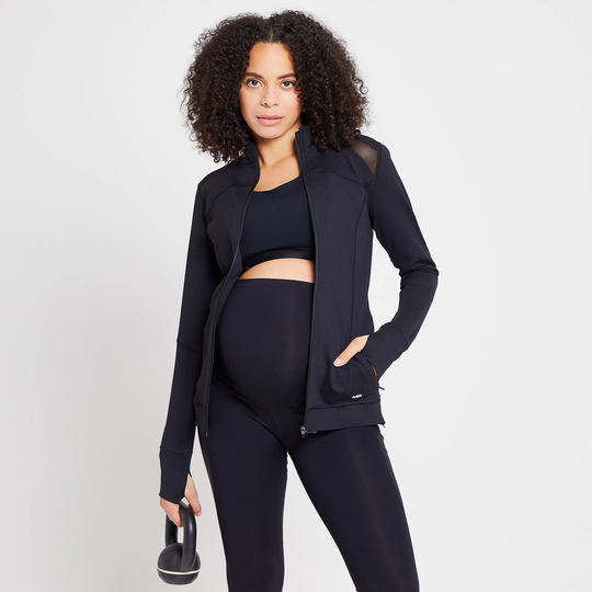 MP Women's Power Maternity Jacket - Svart - XS