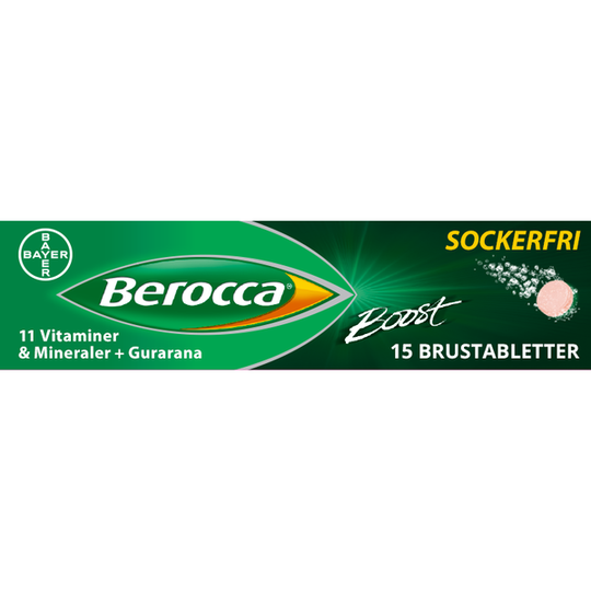 Berocca Boost Brustablettett 15 brustabletter