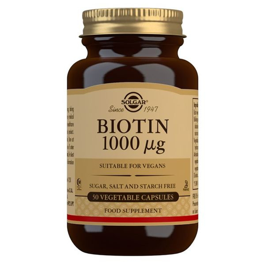 Solgar Biotin 1000 mcg 50 kapslar