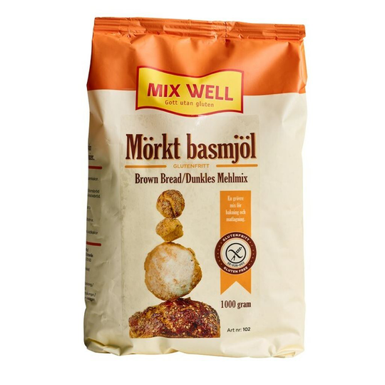 MixWell Glutenfritt Mörkt Basmjöl 1000 g