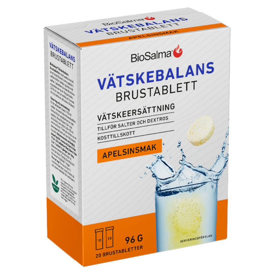 BioSalma Vätskebalans Apelsinsmak 20 st