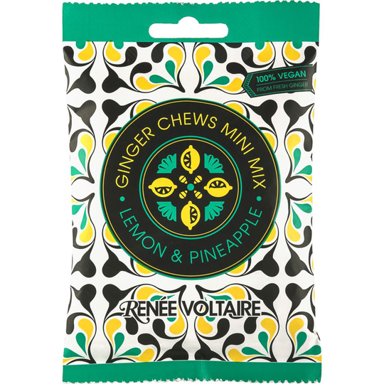 Renée Voltaire Ginger Chews Mini Mix Lemon Pineapple 48 g