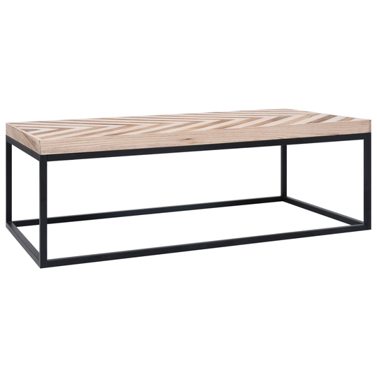 vidaXL Soffbord 110x60x37 cm massivt trä