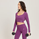 MP Women's Power Long Sleeve Top - Lila - XS