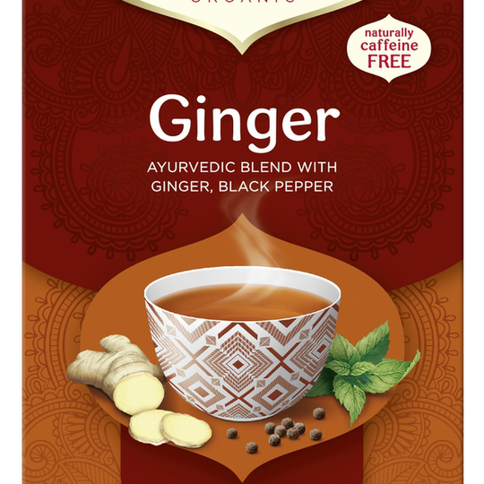 YogiTea Ekologiskt Te Ginger KRAV 17 tepåsar